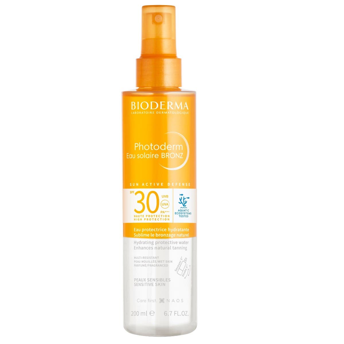 Bioderma Photoderm Bronz Opalovací voda SPF 30 200 ml
