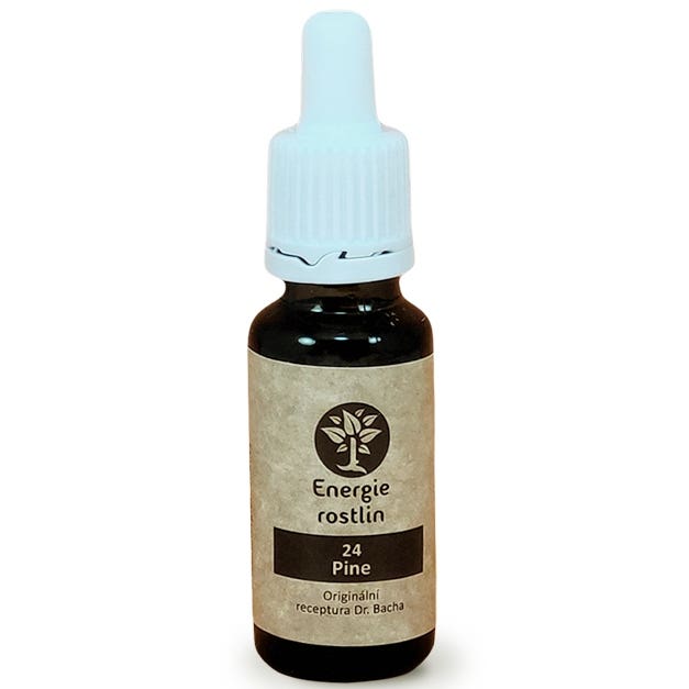 Energie rostlin Bachovy esence 24 - Pine Esence odpuštění 20 ml 
