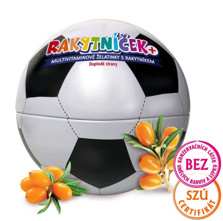 Terezia Rakytníček Multivitaminové želatinky fotbal 50 ks