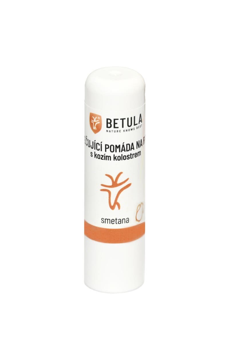 Betula Pečující pomáda na rty s kozím kolostrem s vůní smetany 4,2 g