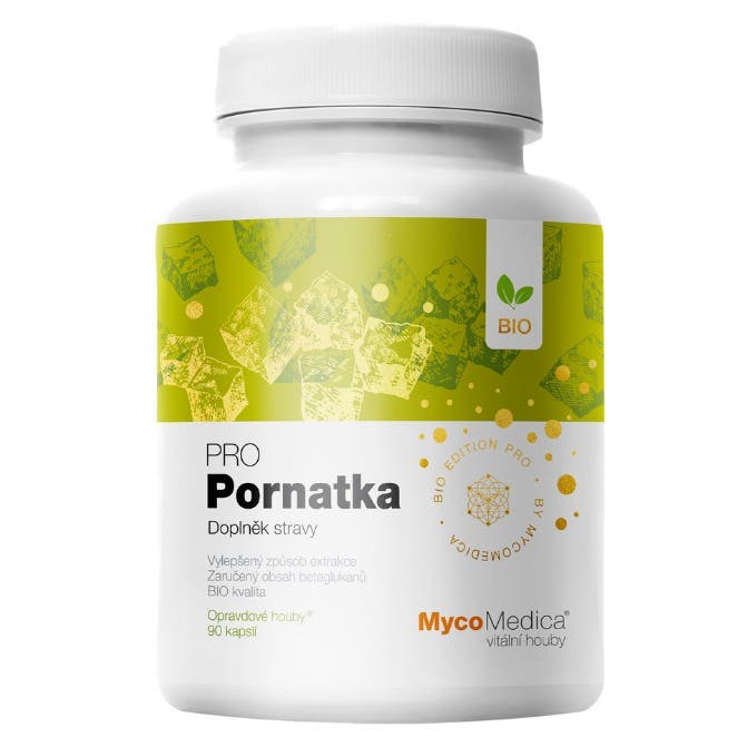 MycoMedica - Pornatka PRO, 90 rostlinných kapslí