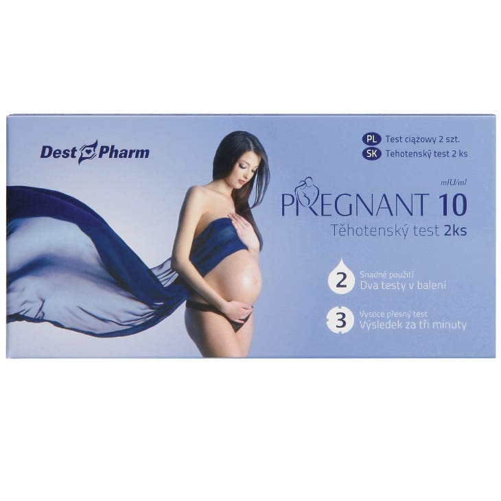 Destpharm Těhotenský test Pregnant 10 2 ks
