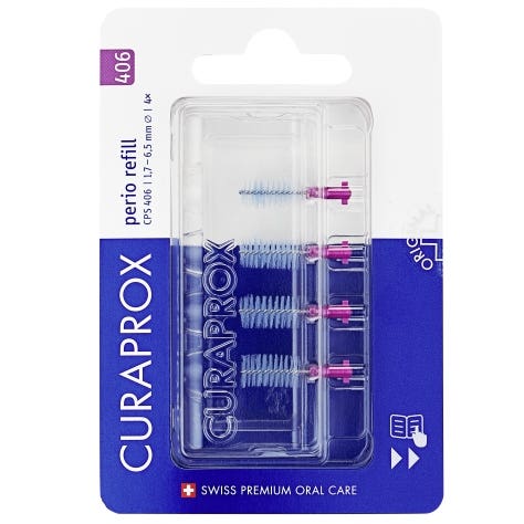 Curaprox CPS 406 Perio refill mezizubní kartáčky 4 ks