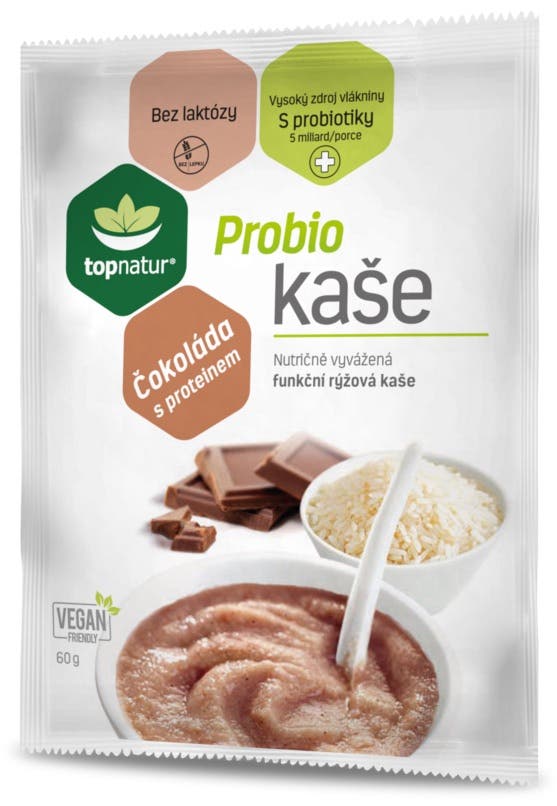 Topnatur Probio kaše čokoláda s proteinem 60 g Obrázek