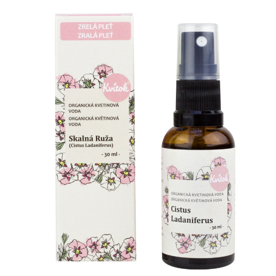 Kvitok Květinová voda Cistus - Skalní růže 30 ml