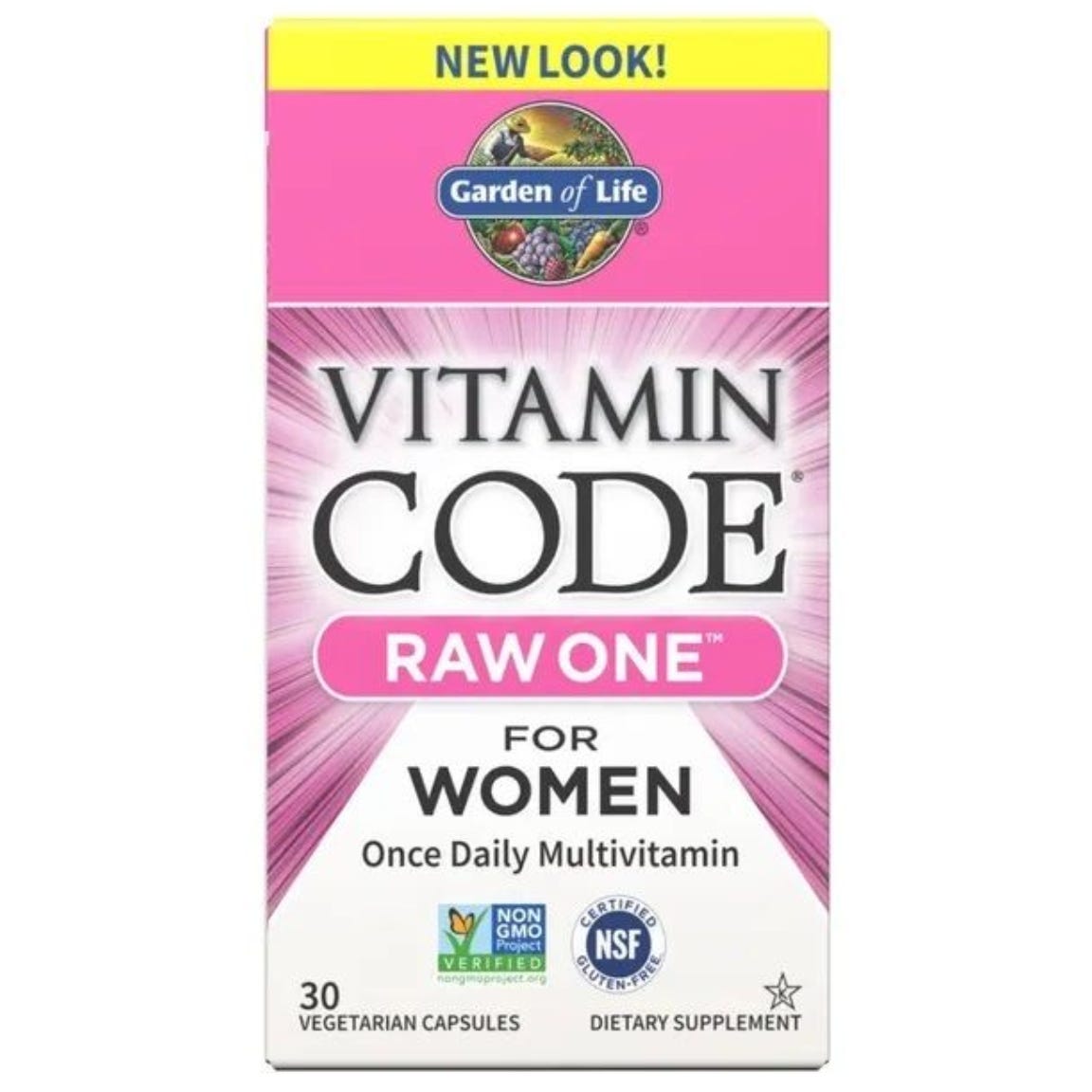 Garden of Life Vitamin Code RAW ONE Women kapsle s multivitamínovým komplexem pro ženy 30 cps