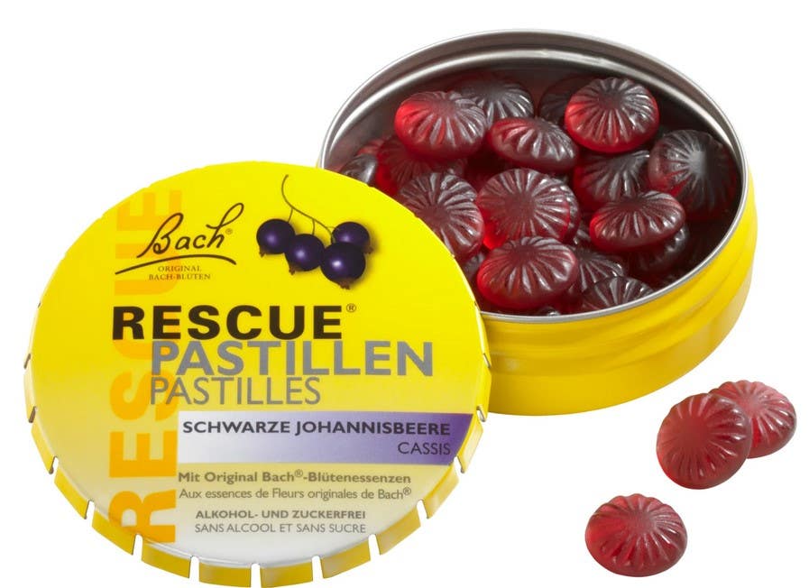 Nelsons Bachovy esence – Rescue Pastilky s příchutí černého rybízu 50 g