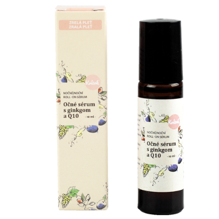 Kvitok Roll-on oční sérum s ginkgem 10 ml