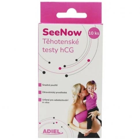 Adiel SeeNow Těhotenské testy hCG 10 ks