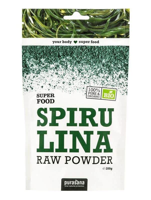 Purasana Spirulina Powder - Prášek BIO 200g