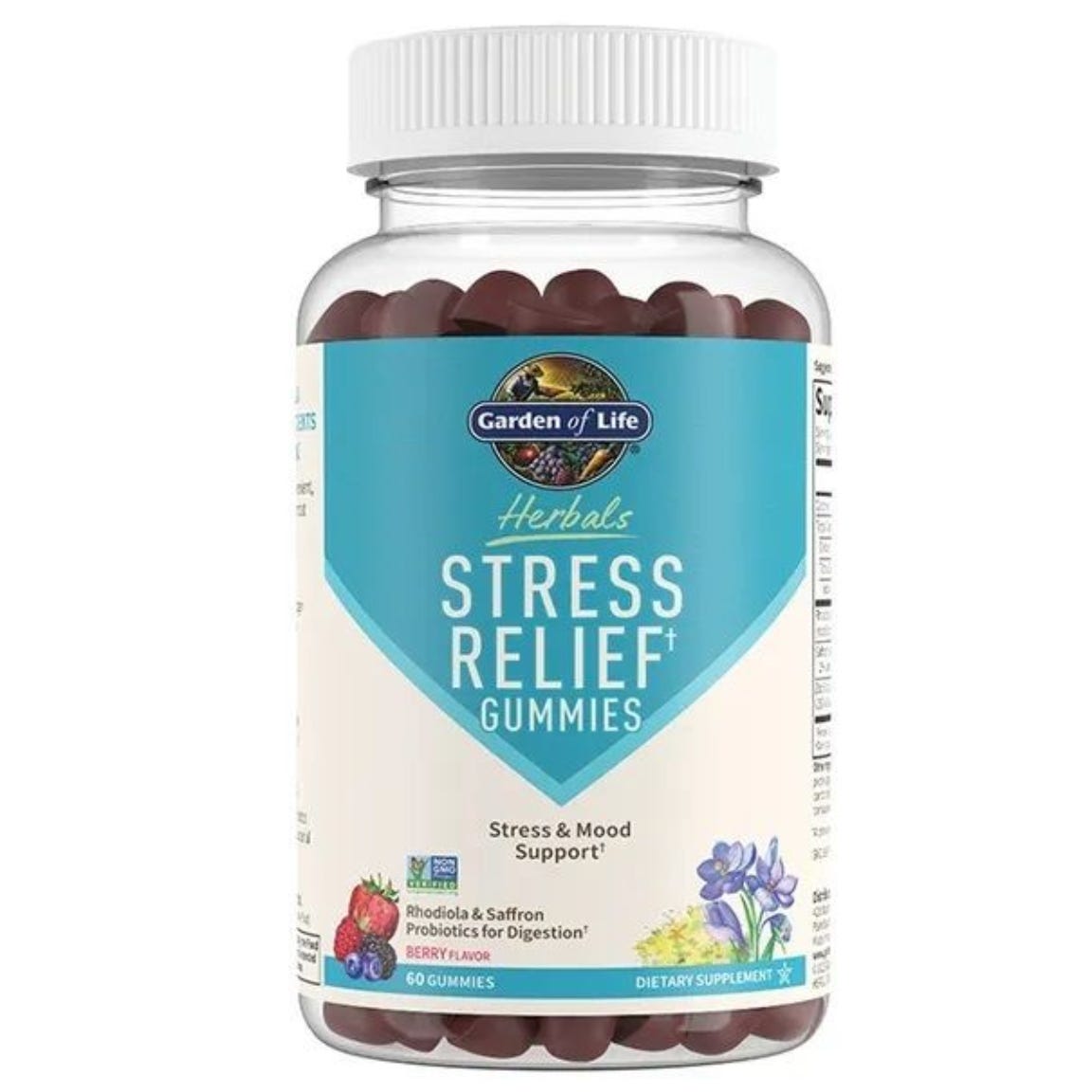 Garden of Life Stress Relief žvýkací tablety pro duševní pohodu 60 ks koupíte na Vitalpoint.cz