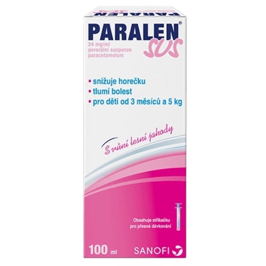 Paralen SUS perorální suspenze 100 ml
