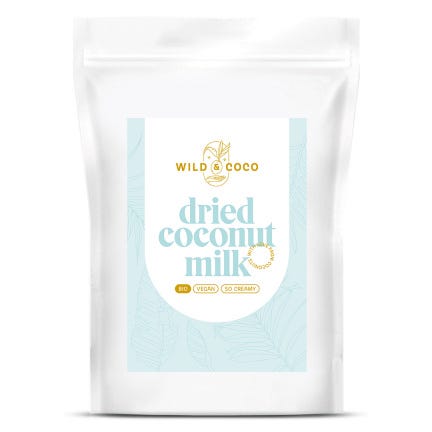 Wild and Coco Sušené kokosové mléko BIO 300 g