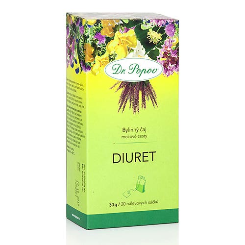 Dr. Popov Diuret bylinný čaj sáčkový 30 g