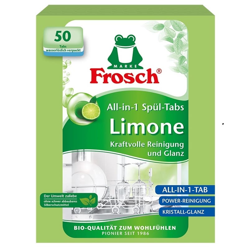 Frosch EKO Tablety do myčky vše v 1 Citron 50 tablet