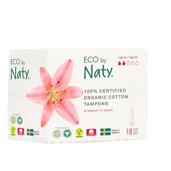 Eco by Naty Dámské tampóny – regular 18 ks 