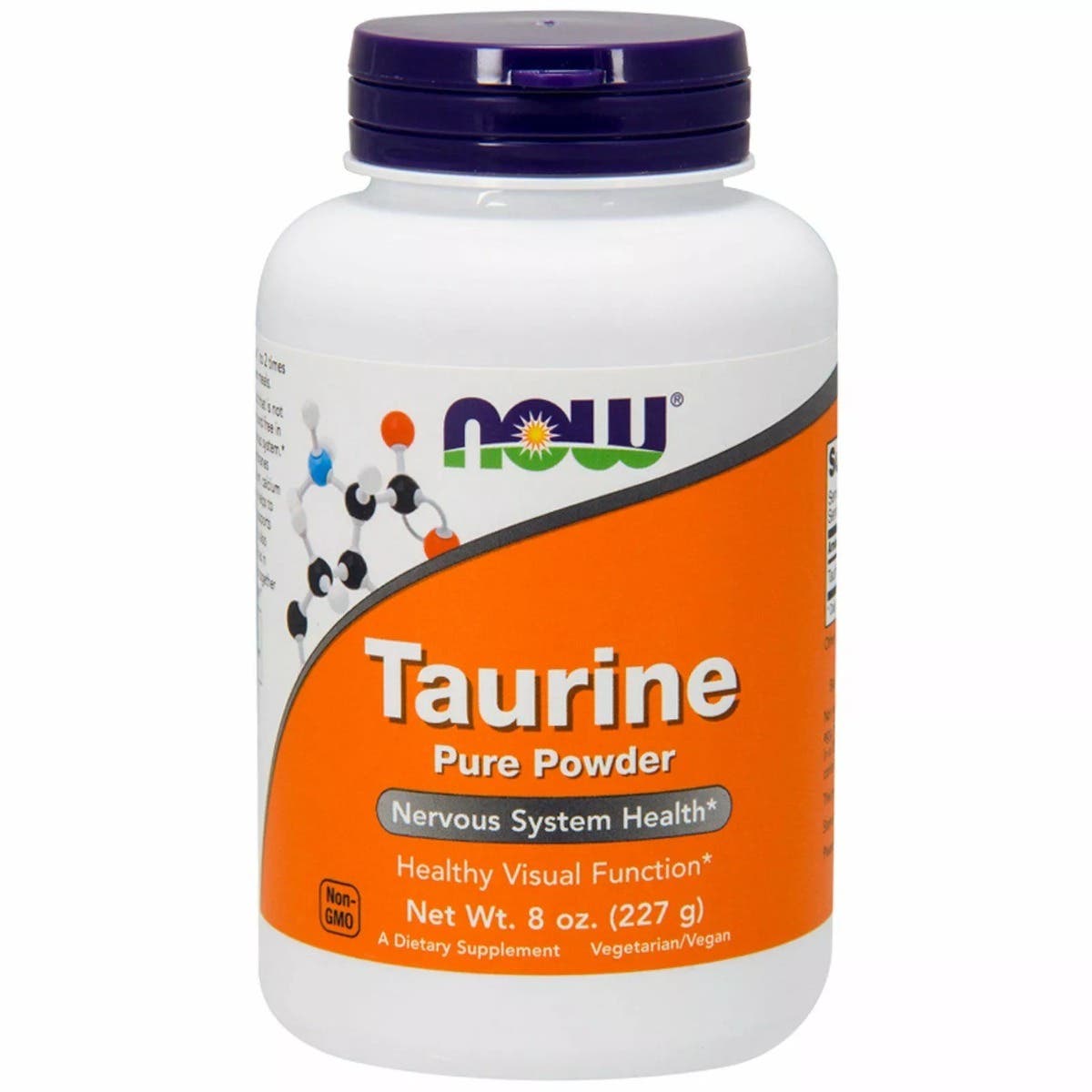 Now® Foods NOW Taurine Pure Powder (Taurin) prášek, 227 g Obrázek