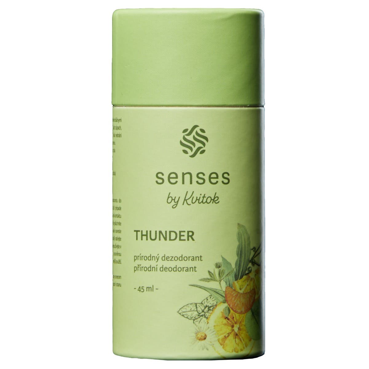 Kvitok Tuhý deodorant Senses - Thunder 45 ml