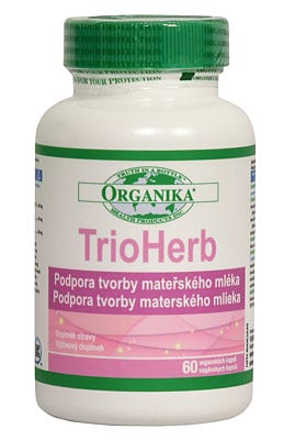 Organika TrioHerb podpora tvorby mléka, laktace a kojení 60 kapslí