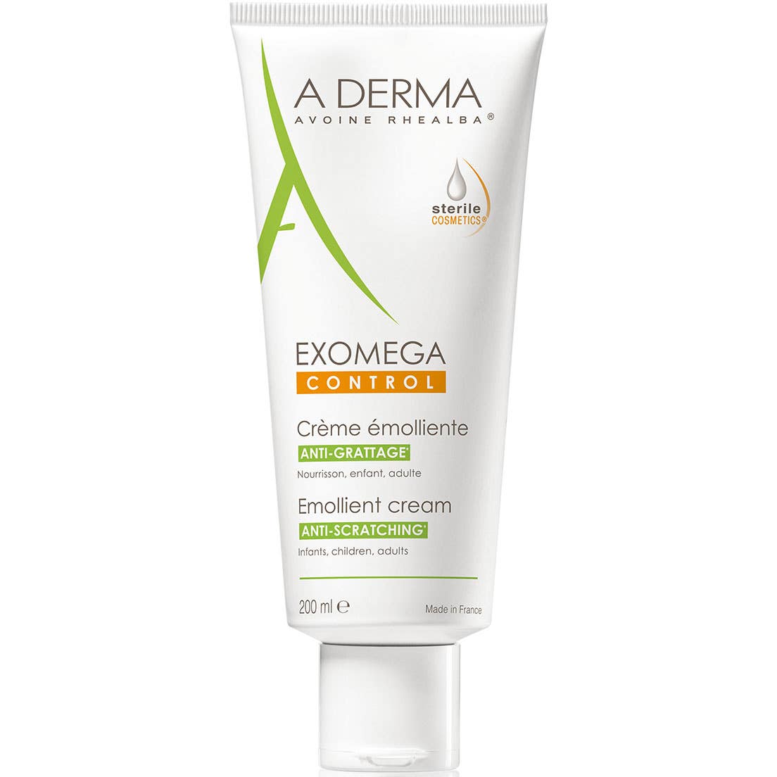 A-DERMA Exomega CONTROL Emolienční krém 200ml koupíte na Vitalpoint.cz