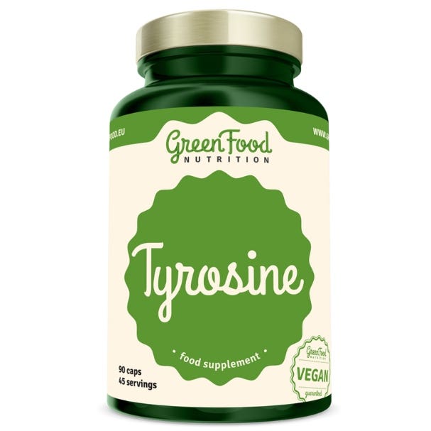 GreenFood Nutrition Tyrosin 90 kapslí