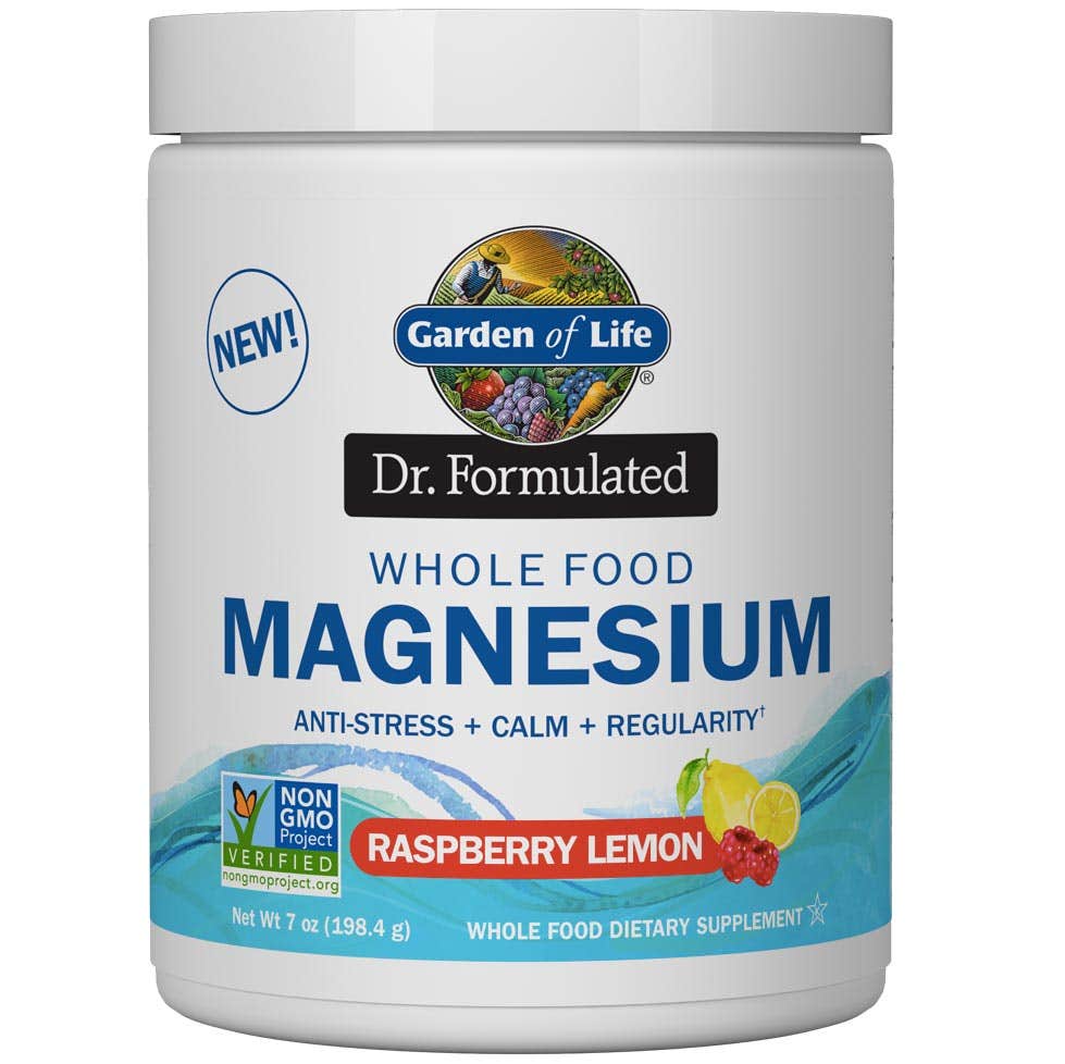 Garden of Life - Magnesium Dr. Formulated (hořčík) - malina a citron, 198g Obrázek