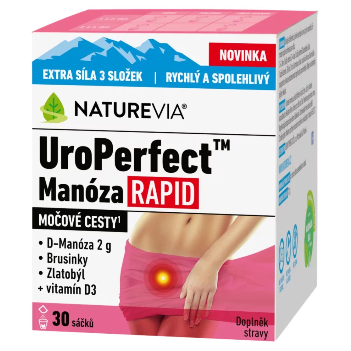 NatureVia UroPerfect Manóza Rapid 30 sáčků