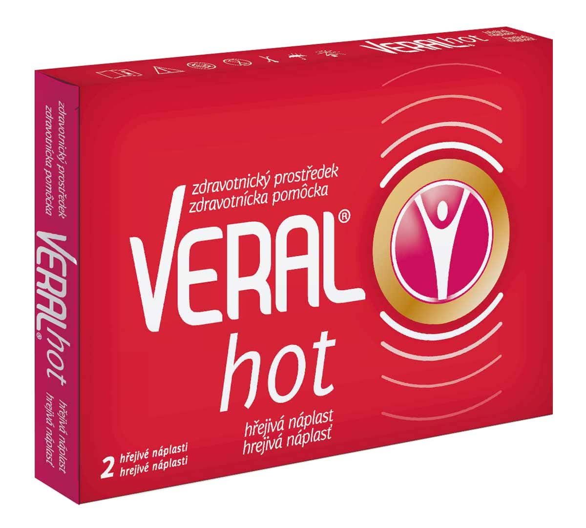 Herbacos VERAL hot hřejivá náplast 2ks koupíte na Vitalpoint.cz