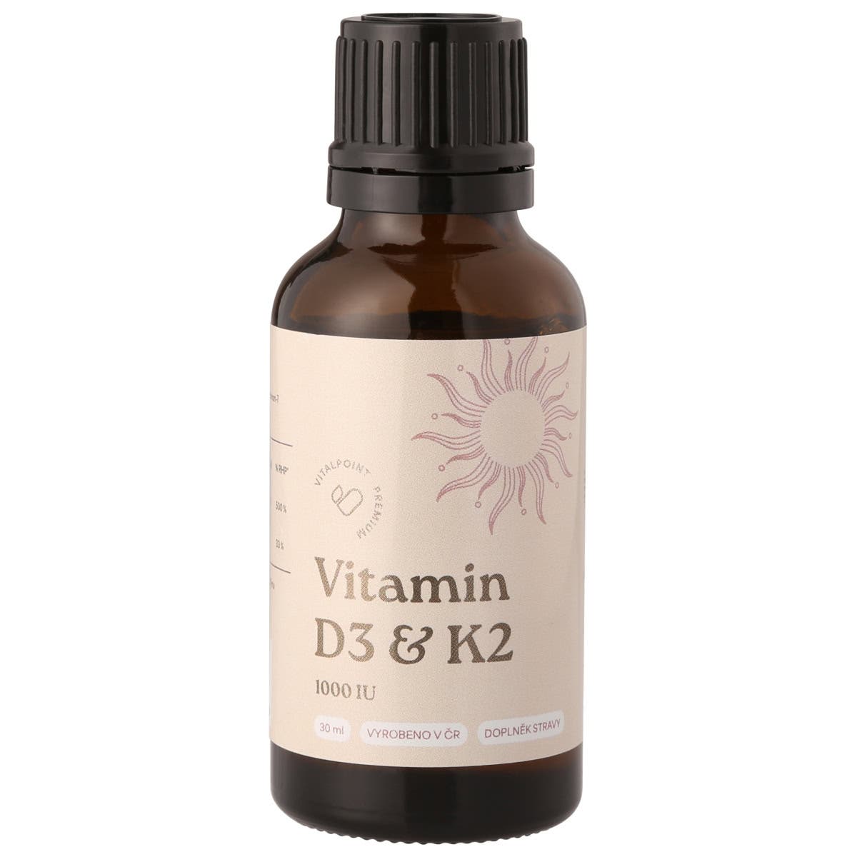 Vitalpoint Premium Vitamín D3 & K2 1000 IU v BIO MCT oleji 30 ml