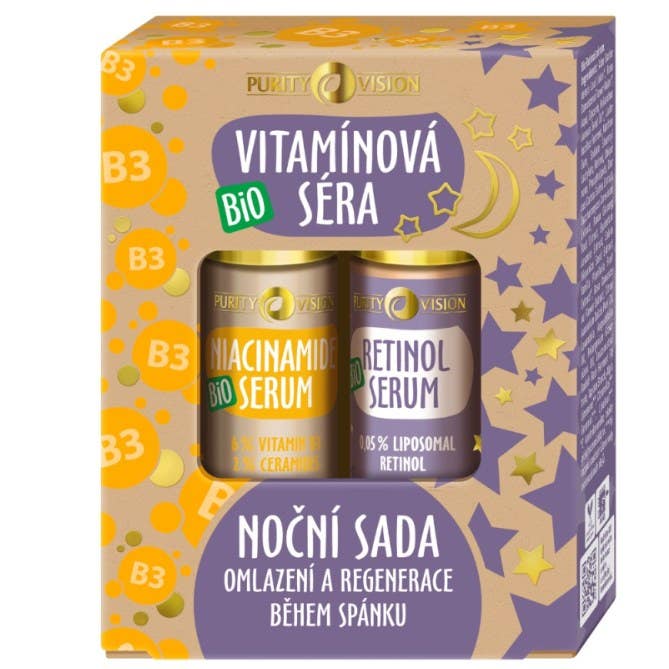 Purity Vision Vitamínová séra - noční sada BIO Obrázek