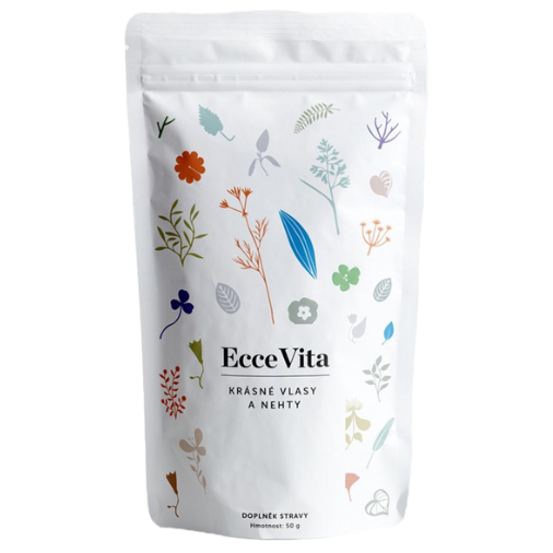 Ecce Vita Bylinný čaj Krásné vlasy a nehty 50 g