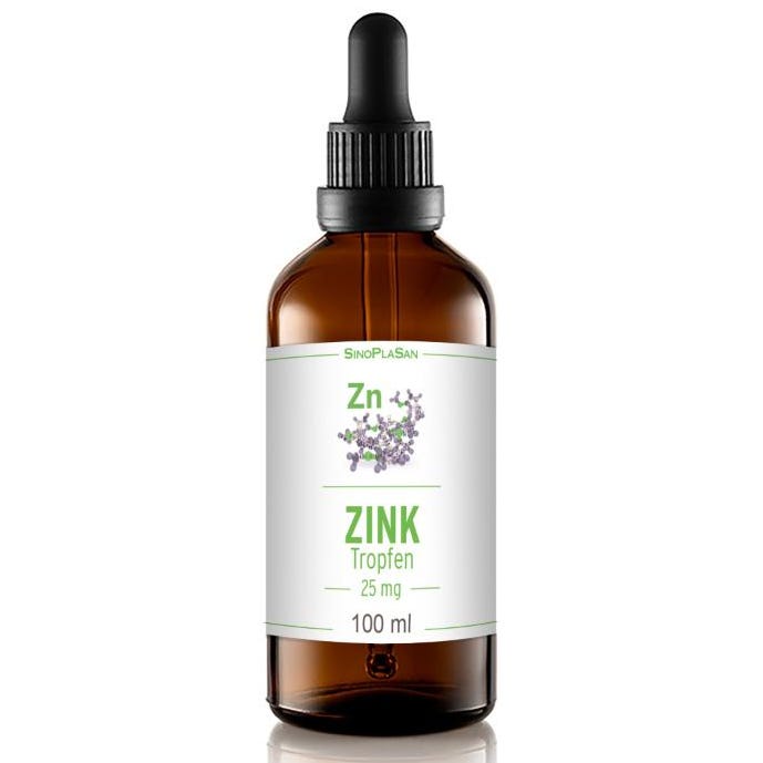 SinoPlaSan Zinek kapky 25 mg 100 ml