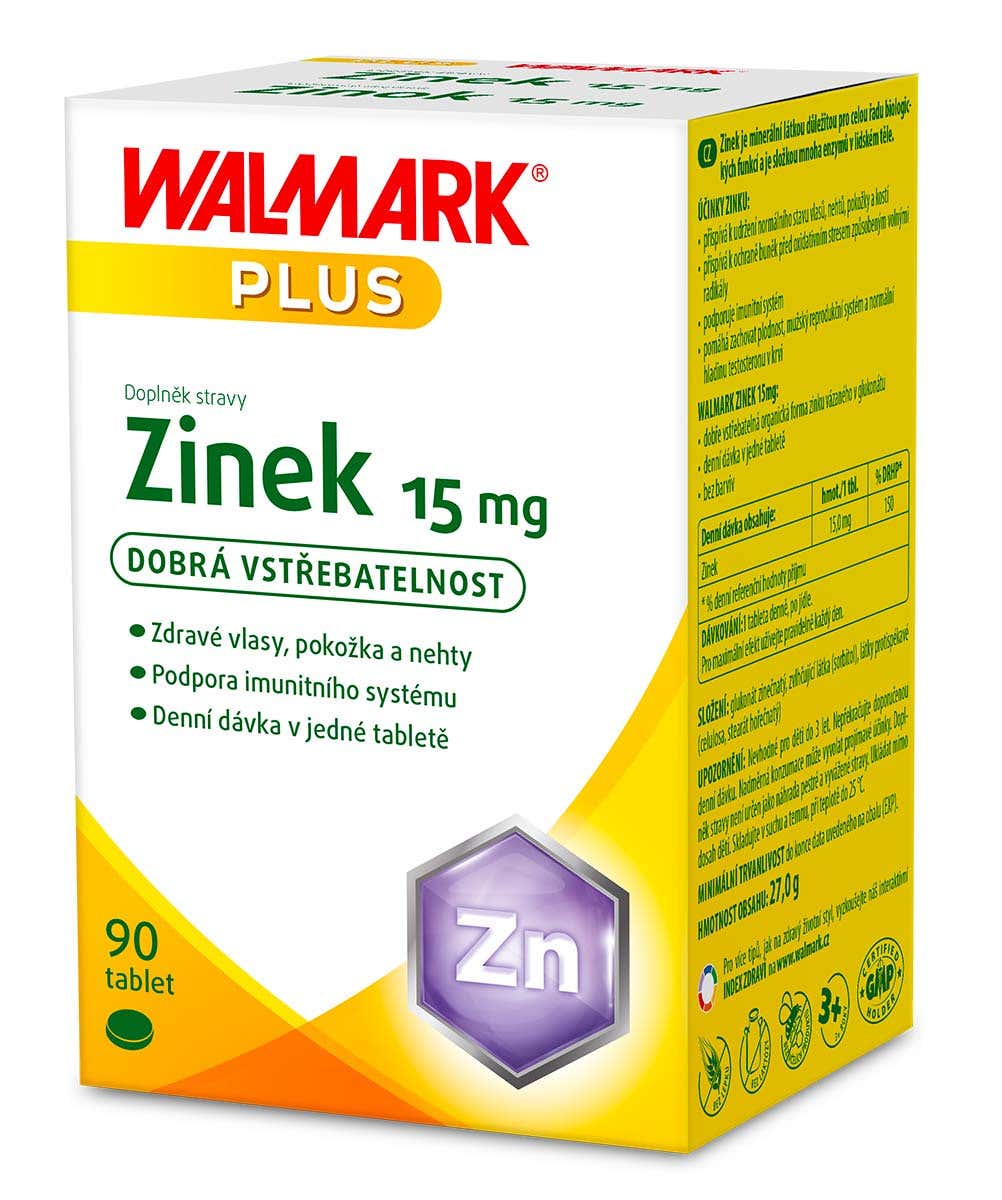 Walmark Zinek 15 mg 90 tablet