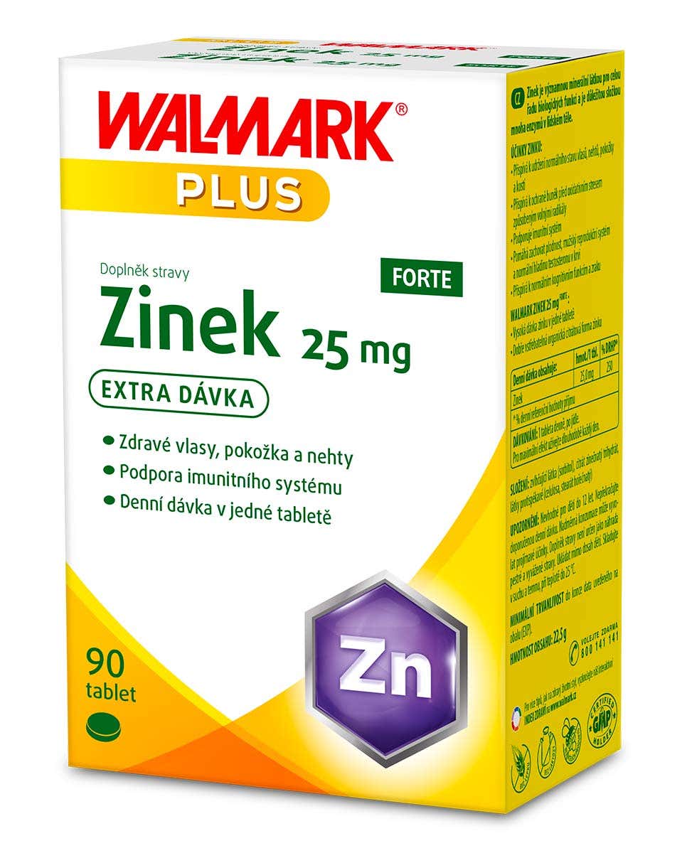 Walmark Zinek Forte 25mg tbl.90 koupíte na Vitalpoint.cz