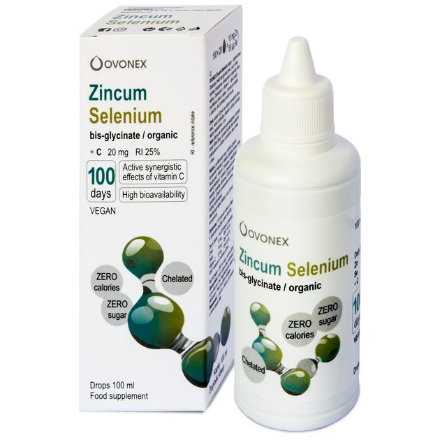 Ovonex Zinek a selen tekutý 100 ml