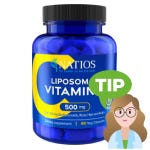 Natios Vitamín C Liposomální 500 mg 60 veganských kapslí